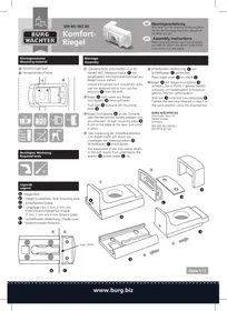 Notice Burg Wächter WINSAFE WZ 60 Système de sécurité et de contrôle d'accès