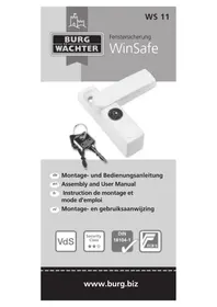 Notice Burg Wächter WINSAFE WS 11 Serrure de fenêtre