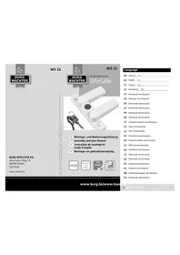 Notice Burg Wächter WINSAFE WS 22 Serrure de sécurité