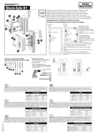 Notice Burg Wächter BLOCKSAFE B1 Serrure de porte