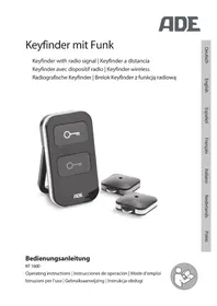 Notice ADE KF 1600 Localisateur d'objets