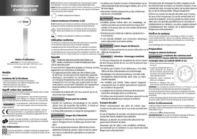 Notice LightZone GTLT01 Éclairage