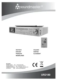 Notice Soundmaster UR2180 Hi-Fi-Anlage