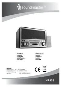 Notice Soundmaster NR955 Lettore mp3
