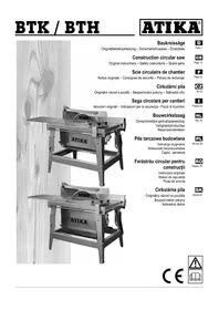 Notice ATIKA BTH 500 Fierăstrău