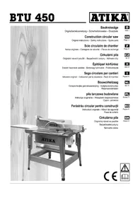 Notice ATIKA BTU 450 Fierăstrău