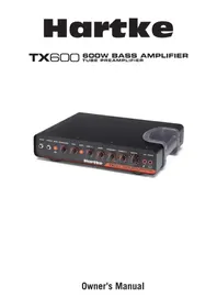 Notice Hartke TX600 Recepteur
