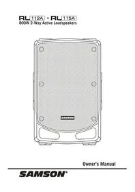 Notice SAMSON RL115A Haut-parleur