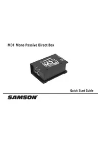 Notice SAMSON MD1 Équipement audio