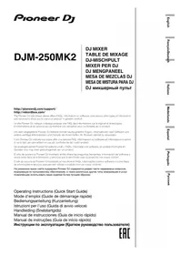 Notice PIONEER DJM250MK2 Equipement DJ