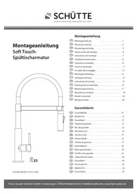 Notice Schütte MIAMI Robinetterie