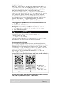 Notice Burg Wächter SECUENTRY EASY 5602 Smart Home