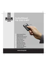 Notice Burg Wächter TSE 5103 EKEY Okos otthon