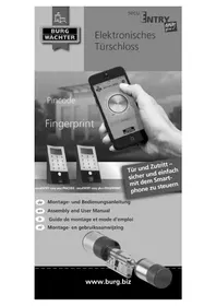 Notice Burg Wächter SECUENTRY EASY PLUS 5651 Elektronisches Schloss
