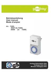 Notice Goobay 73289 Temporizador eléctrico