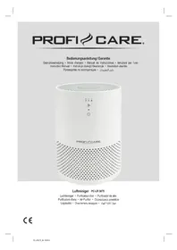 Notice ProfiCare PCLR 3075 Oczyszczacz powietrza