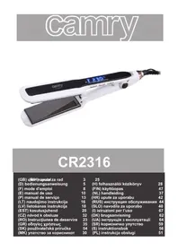 Notice CAMRY CR 2316 Prancha de cabelo