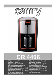 Notice CAMRY CR 4406 Máquina de café