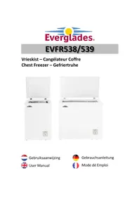 Notice Everglades EVFR538 Vriezer