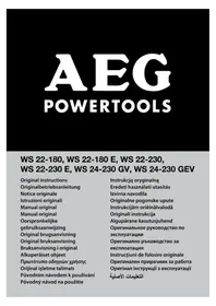 Notice AEG WS 22230 E Vermaler