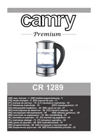Notice CAMRY CR 1289 Vattenkokare