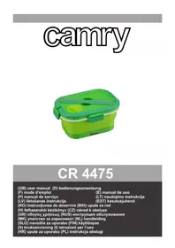 Notice CAMRY CR 4475 Boîte alimentaire pliable