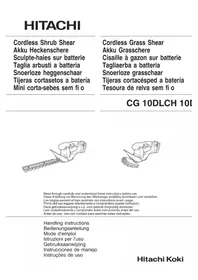 Notice HITACHI CH 10DL Tagliasiepi