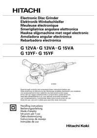 Notice HITACHI G 13VA Trituratore