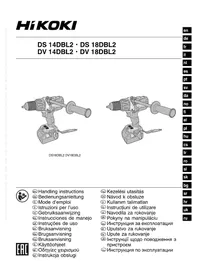 Notice HITACHI DV 18DBL2 Perceuse