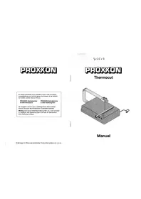 Notice PROXXON MICROMOT 230E Outils multifonctions