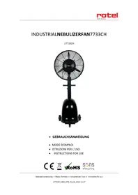 Notice ROTEL U7733CH Ventilateur