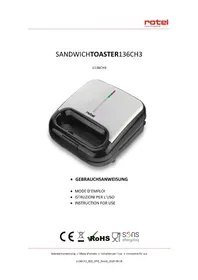 Notice ROTEL U136CH3 Croque monsieur clip
