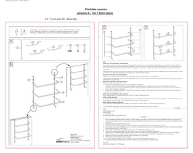Notice MIOMARE HG01097A Étagère murale