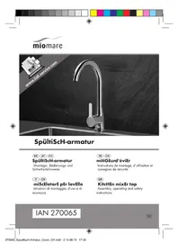 Notice MIOMARE HG06202 Robinet de cuisine