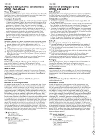 Notice POWERFIX IAN 71150 Pompe à déboucher