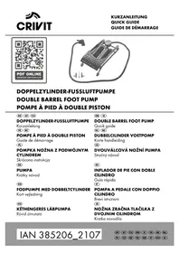 Notice CRIVIT IAN 385206 Vodní čerpadlo