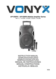 Notice Vonyx AP1200PA Système de sonorisation