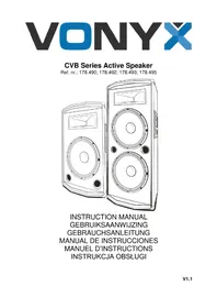 Notice Vonyx CVB215 Système de sonorisation
