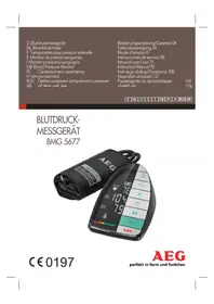 Notice AEG BMG 5677 Ciśnieniomierz