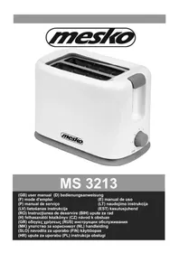 Notice Mesko MS 3213 Toster