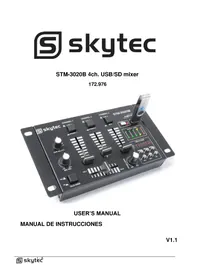 Notice Skytec STM3020B Table de mixage