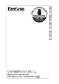 Notice BESTWAY H2OGO! 53377 Ilmalla täytettävä uima-allas