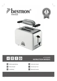 Notice BESTRON VINTAGE ATS200RE Grille pain