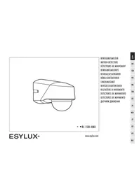 Notice Esylux RC 230 KNX Détecteur de mouvements