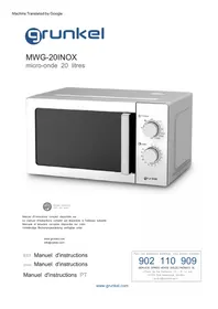 Notice Grunkel MWG20INOX Four à micro-ondes