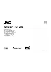 Notice JVC KDX282DBT Récepteur audio-vidéo