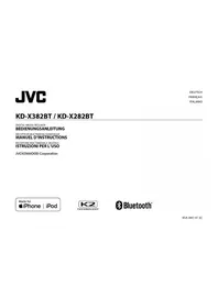 Notice JVC KDX282BT Récepteur audio-vidéo