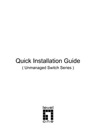 Notice LEVELONE GEU2431 Commutateur