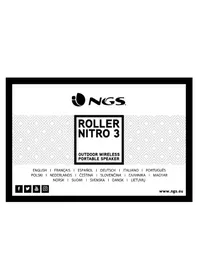 Notice NGS ROLLER NITRO 3 Kaiutin
