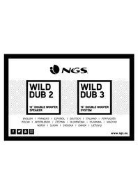Notice NGS WILD DUB 2 Kaiutin